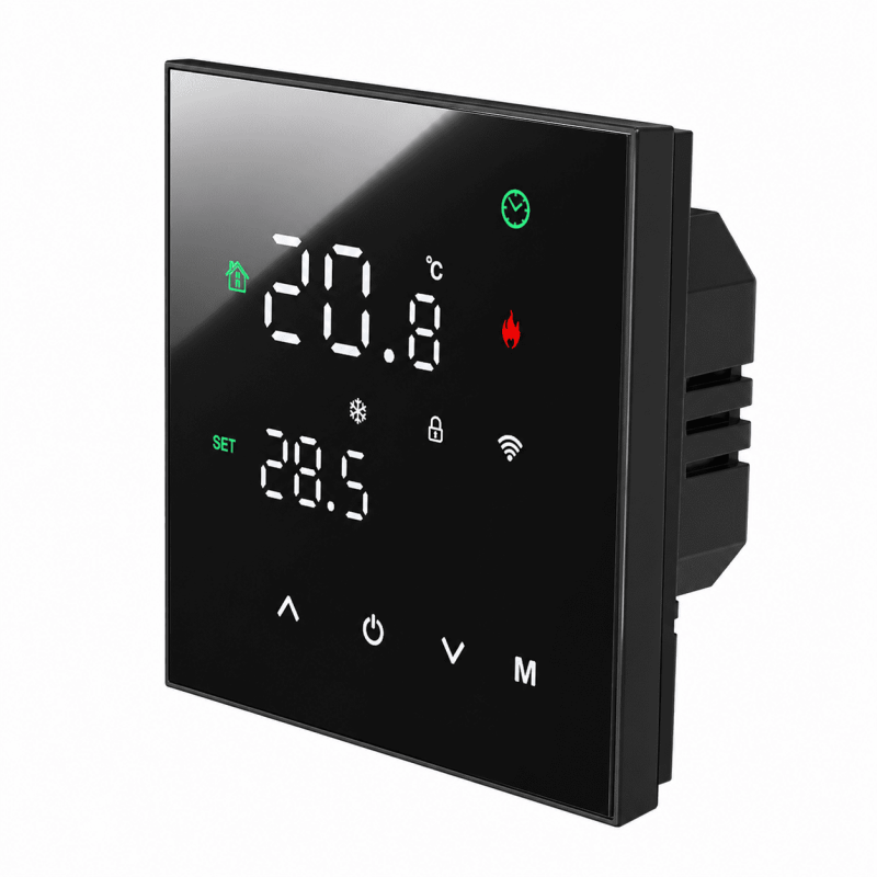 Терморегулятор Smart M3 Wi-Fi для теплої підлоги Вlack