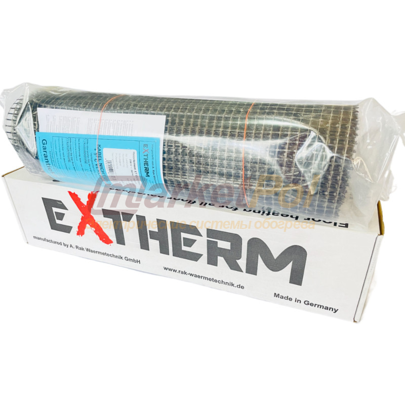 Електричний нагрівальний мат Extherm . Тепла підлога електрична ЕТ ЕСО 180 Вт/м2