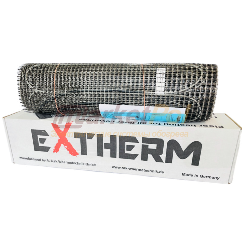 Електричний нагрівальний мат Extherm . Тепла підлога електрична ЕТ ЕСО 180 Вт/м2