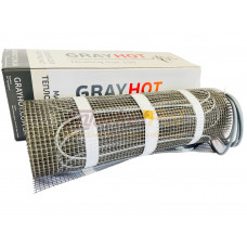 Тепла підлога під плитку нагрівальний мат GrayHot 150 Вт/м² gh150