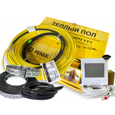 Нагрівальний кабель in-therm  з програмованим терморегулятором з wi-fi. Комплект теплої підлоги. Тепла підлога під плитку ADSV20