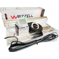 Комплект теплої підлоги алюмінієвий нагрівальний мат WAZZELL EASYHEAT з програмованим терморегулятором з Wi-Fi. Тепла підлога під ламінат EASYHEAT AL