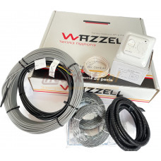Нагрівальний кабель WAZZELL EASYHEAT20 з механічним терморегулятором. Комплект теплої підлоги WAZZELL EASYHEAT20+Ecoterm мех+