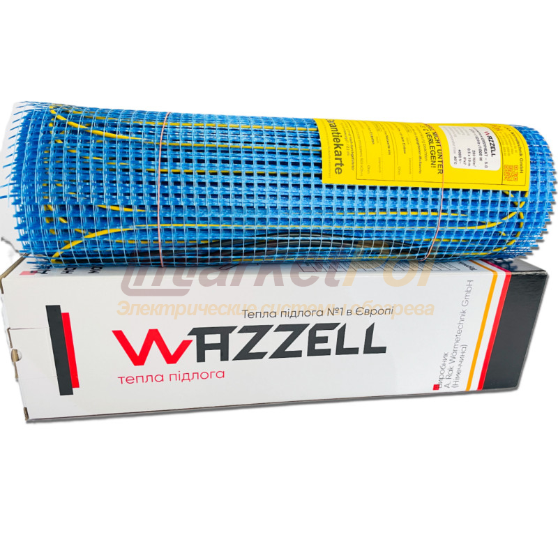 Нагрівальний мат WAZZELL EASYHEAT 200 Вт тепла підлога EASYHEAT 200 Вт 15 м²/3000 Вт
