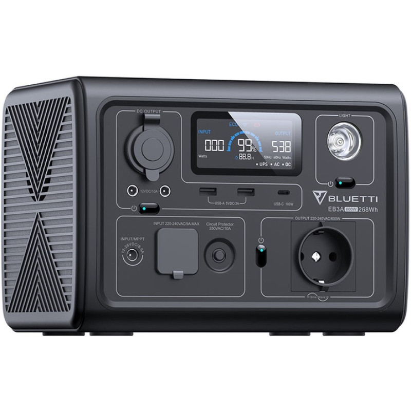 Зарядна станція  600Вт 268Вт*ч BLUETTI EB3A