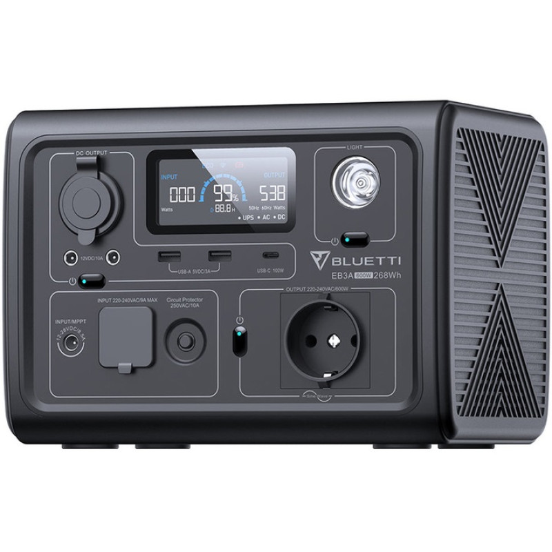 Зарядна станція  600Вт 268Вт*ч BLUETTI EB3A