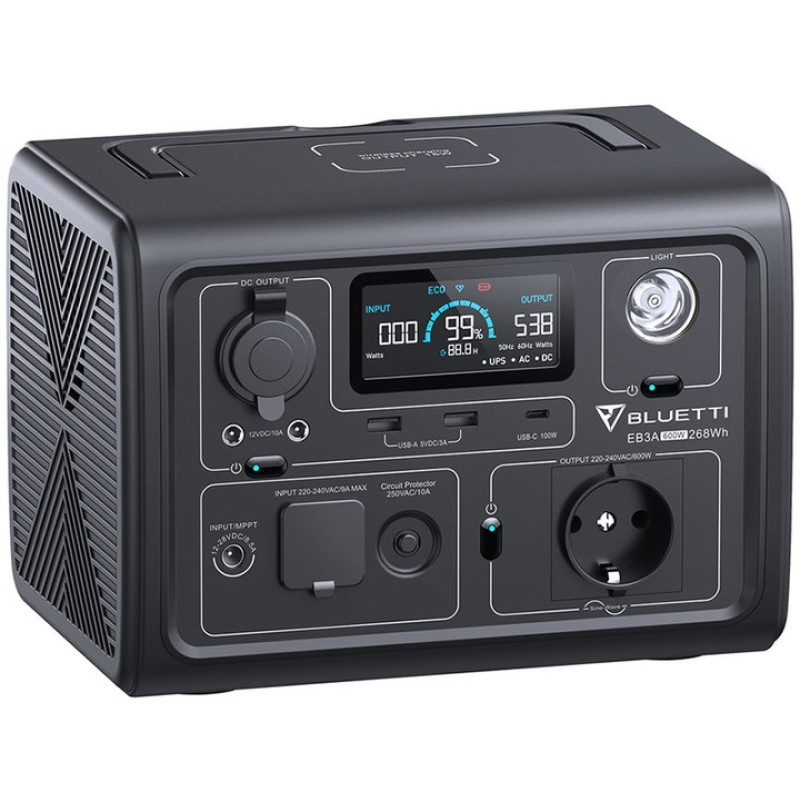 Зарядна станція  600Вт 268Вт*ч BLUETTI EB3A