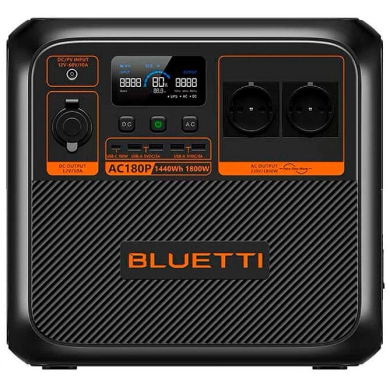 Зарядна станція Bluetti  1800Вт 1440Вт*ч AC180P