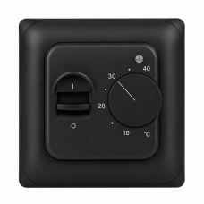 Механічний терморегулятор для теплої підлоги RTC-70 Black (Чорний)