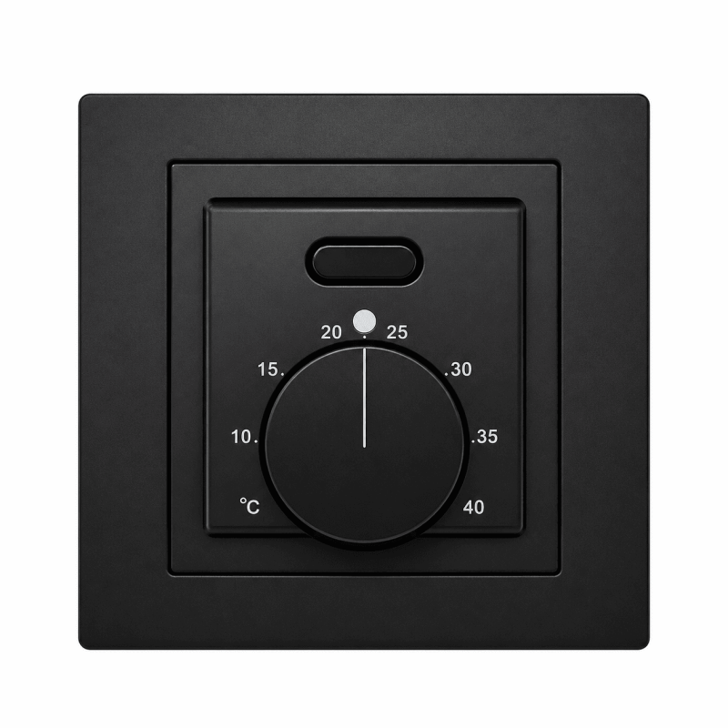 Механічний терморегулятор для теплої підлоги RTC-70 SL Black