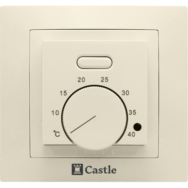 Механічний терморегулятор Castle AC308, Слонова кістка