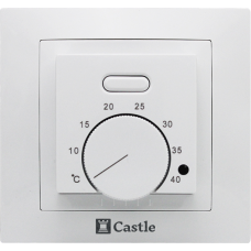 Механічний терморегулятор Castle AC308, Білий