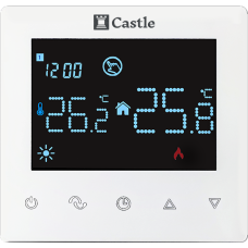 Сенсорний програмований Wi-Fi терморегулятор Castle AC606H
