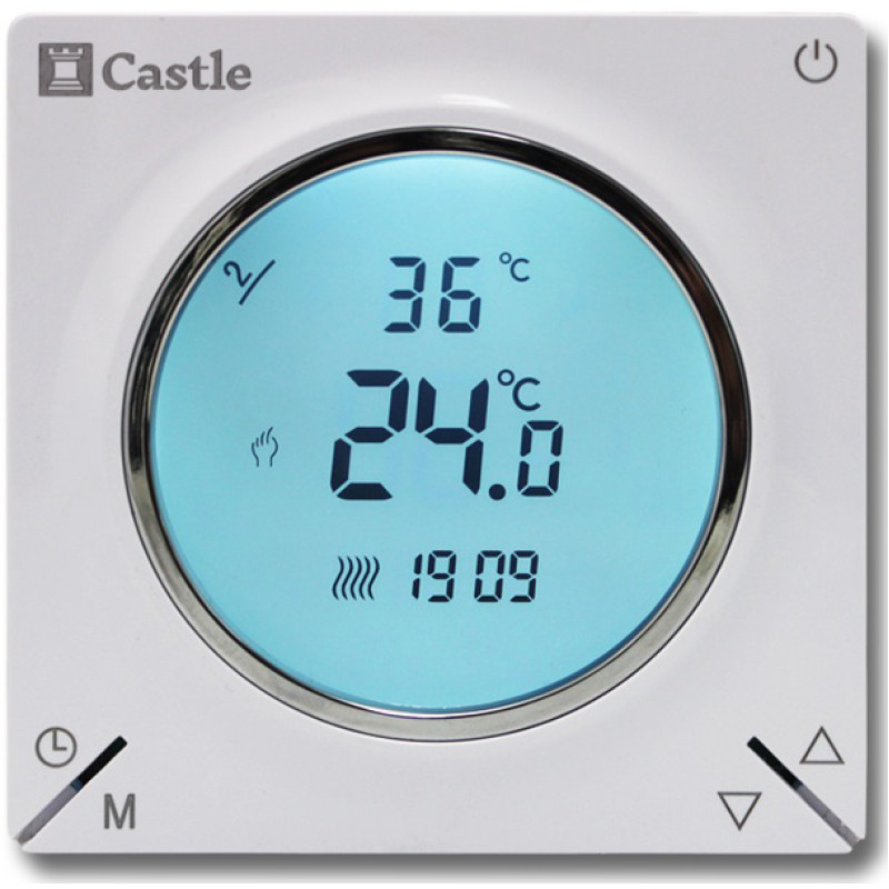 Програмований терморегулятор Castle AC829H (Білий)