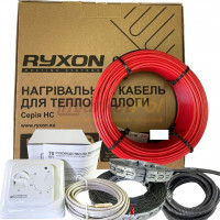 Комплект теплої підлоги нагрівальний кабель Ryxon , 20 W + терморегулятор EcoReg М5.17 HC20