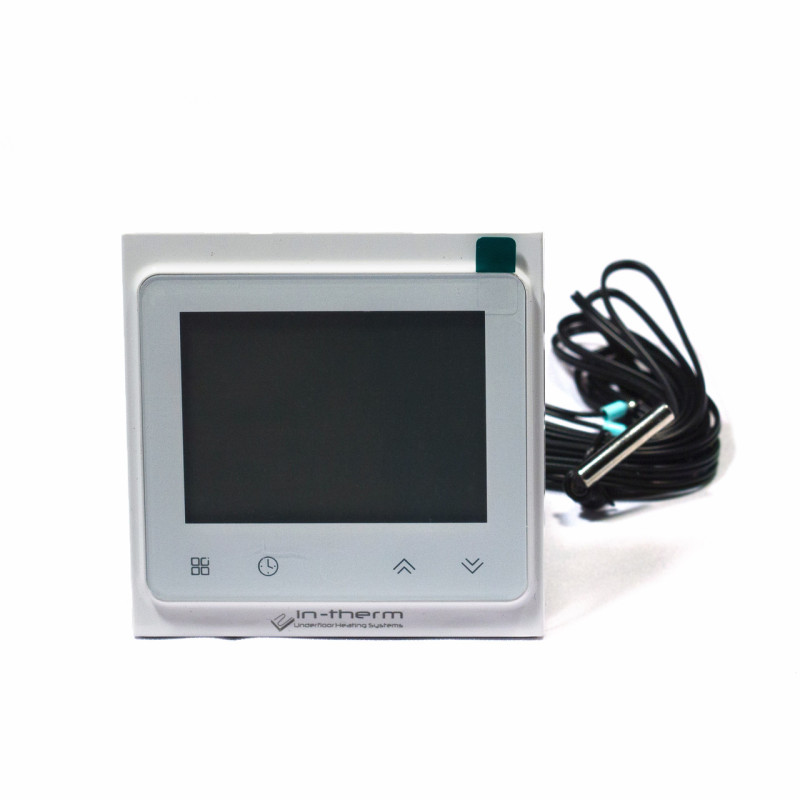 Програмований терморегулятор In-Therm PWT-002 wi-fi сенсорний для теплої підлоги PWT002