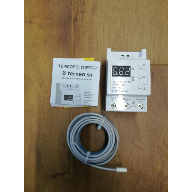 Терморегулятор terneo sn на 32 ампери    