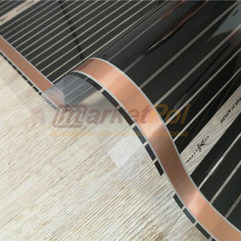 Комплект теплої підлоги. Нагрівальна плівка In-Therm 220 Вт/м² з програмованим терморегулятор 220+Е51
