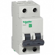 Автоматичний вимикач, 2Р, 10А, С, 4,5кА, EZ9 Schneider Electric    
