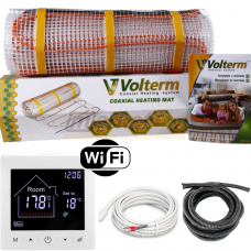 Комплект гріючий мат Volterm  Вт/ м² + терморегулятор EcoReg  M2 Hot Mat 180