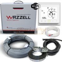 Комплект теплої підлоги нагрівальний кабель WAZZELL EASYHEAT з програмованим терморегулятором EASYHEAT 20 + EcoTerm PRO WiFi